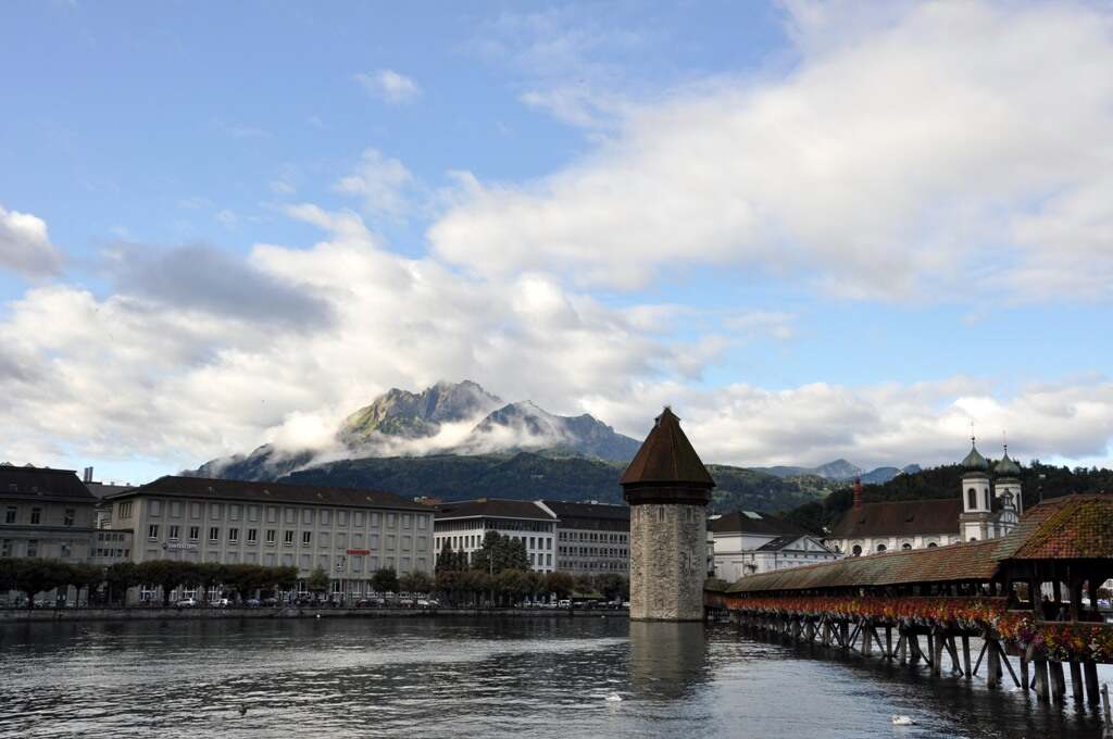 Lucerne water tower and mountain small.jpg