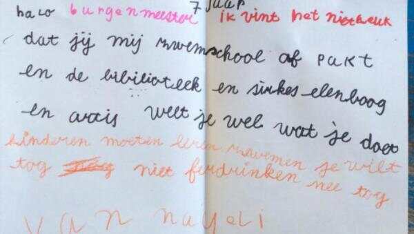 荷兰7岁小女孩愤怒写信给市长先生：“你怎么可以……”