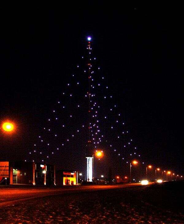 “世界最大的圣诞树”今年将再次出现在荷兰乌特勒支
