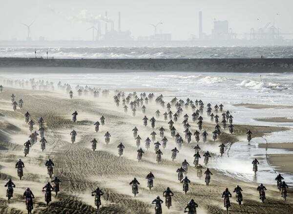 世界规模最大！海牙海滩，摩托车的世界