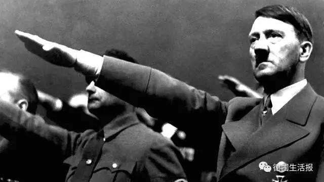 希特勒的照片 纳粹礼图片