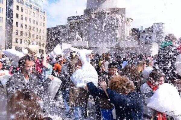 羽毛满天飞！本周六阿姆Pillow Fight，带上枕头开打吧！