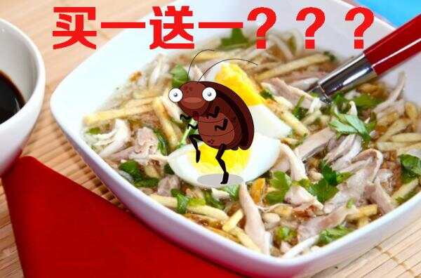 阿姆市中心这家餐厅很闹心，点餐居然送蟑螂？憋说了，有点想吐…… ...